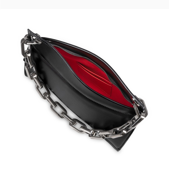 NWOT Christian Louboutin
Loubitwist Chain Shoulder Bag in black Leather - Picture 3 of 10